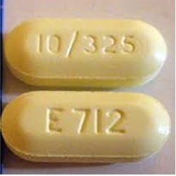 Percocet E712 (10/325) 30...